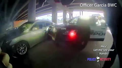 Bodycam Footage of Houston Officers Shooting Suspect in His Crashed Car