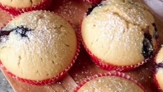 Vegan Blueberry Muffins | Amazing short cooking video | Recipe and food hacks