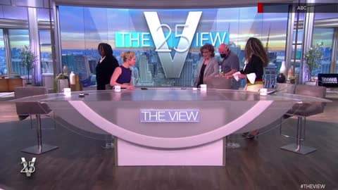 ABC. The view Joy Behar falls trying to get in chair