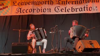 Two Accordions-Maria and Sergei Telechev at Leavenworth International Accordion Celebration 2022