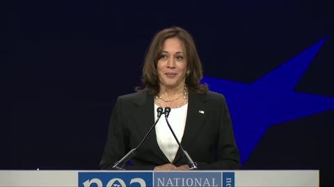 Vice President Harris delivers the keynote address to the National Educators' Association in Chicago