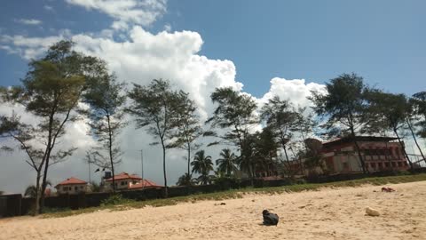 Pannambur beach view 360° manglore