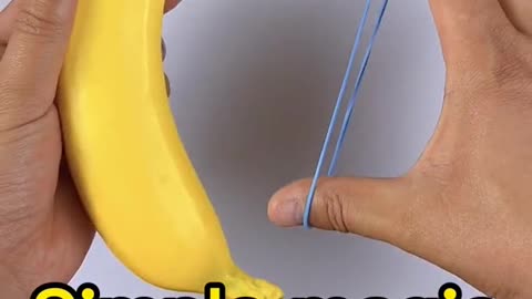 Rubber Bands Penetrate Object Magic Show