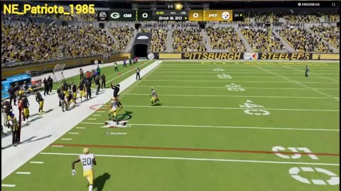 Angry Pittsburgh Steelers User Rage 😤 #madden24 #greenbaypackers #shorts