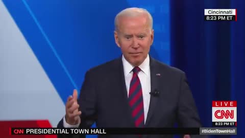 Biden's incoherent jumble jamble during town hall meeting on CNN