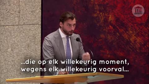 THIERRY BAUDET PRAAT IN DE TWEEDE KAMER OVER LOCKSTEP