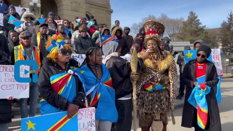 Peace Protest in Edmonton: Voices Unite for Peace and Justice in Congo