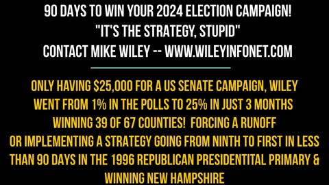 Why you need Mike Wiley to win in 2024