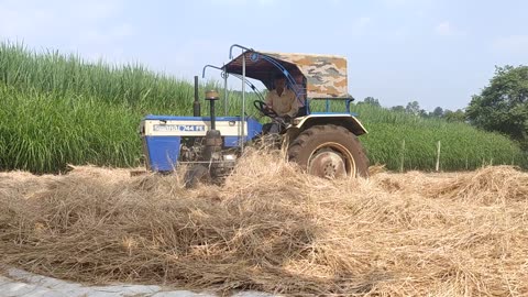 भात मळणी ट्रकटर् || Rice threshing in tractor || शेतकरी