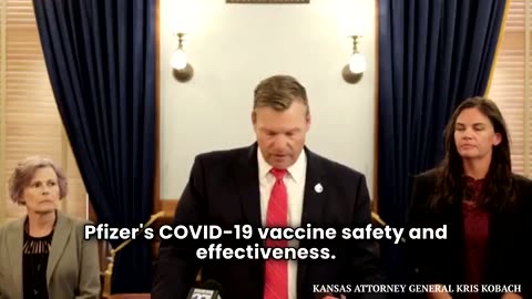 BREAKING: Kansas AG Kris Kobach is suing Pfizer over the COVID vaccine: