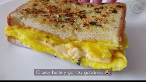 Cheese Garlic Egg Toast Recipe