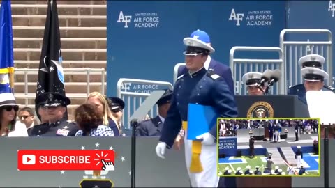 Joe Biden Falls at Air Force Graduation {Rare Angel } Leaks