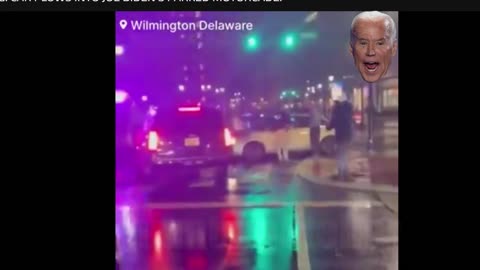 Biden motorcade crash