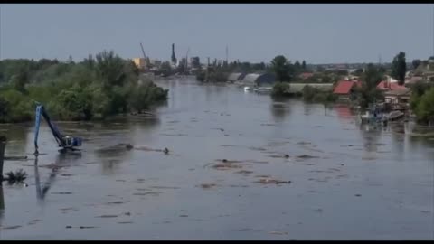 Kherson region after flooding