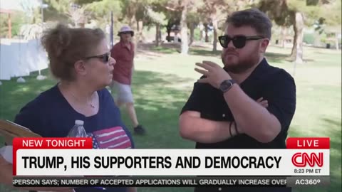 Trump Fans Proudly Tell CNN’s Donie O’Sullivan U.S. Is ‘Not A Democracy!