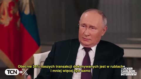 The Vladimir Putin Interview - Tucker Carlson English Polish wywiad PL