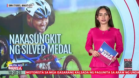 Wheelchair racer Jerrold Mangliwan, nakasungkit ng silver medal sa 4th Asian Para Games