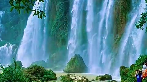 Top 10 beautiful waterfall scenery 4k HDR Video #waterfall