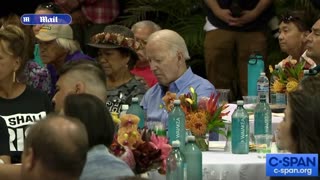 Joe Biden accused of sleeping during memorial service