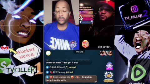 TRINA B LIVE DRAGS THE FUCK OUT OF KEYS FOR VOUCHING FOR TKO