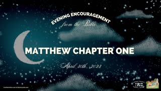 Matthew Chapter One | Reading through the New Testament