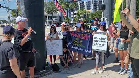 Gay Man Speaks Against Grooming Children at #StoptheWaronChildrenRally in Fort Lauderdale