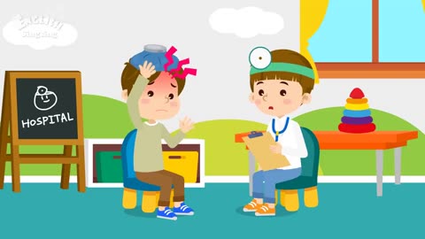 Kids vocabulary - Health Problems - hospital play - Learn English for kids