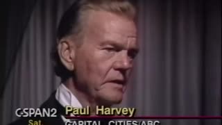 Paul Harvey 1992 Discussing The Dire Consequences Of The "Man-Made Global Warming" Narrative: