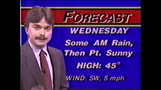 December 16, 1986 - WTTV Weather Update with Paul Poteet