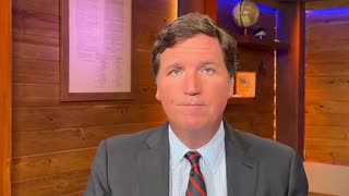 Tucker Carlson Breaks silence on Twitter - What’s the doc Over his left shoulder?