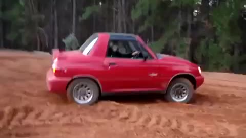 Suzuki X90 Over Hill