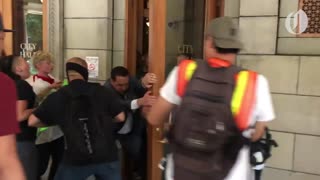 Violent ANTIFA Injures Officers During Portland City Council Meeting