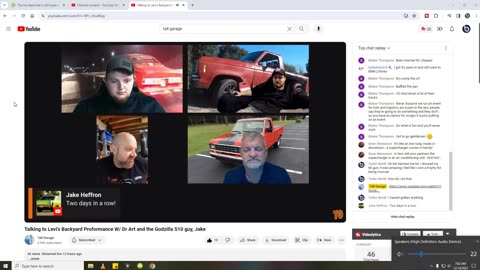 Turbo World Actual Live feed with Tall Garage, the Dr Art and 2 other guy(sry).