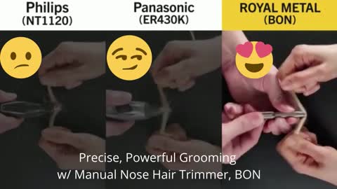 Manual Nose Hair Trimmer, BON | Sonic Soak: The Ultimate Ultrasonic Cleaning Tool