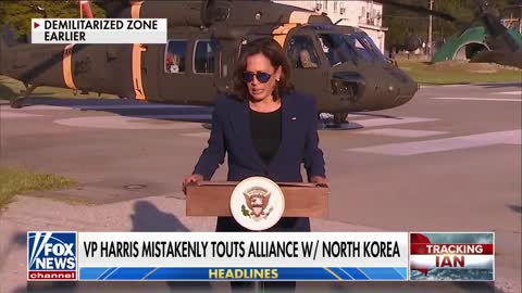VP Kamala Harris mistakenly touts US alliance with North Korea