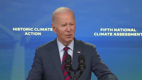 Joe Biden "climate change" is the "ultimate threat to humanity."