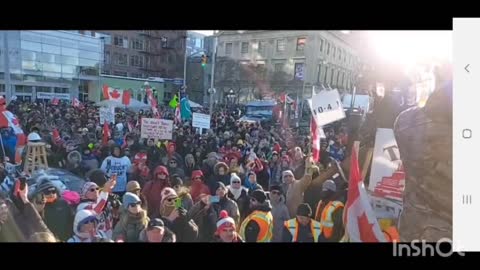 Day#9 Ottawa SATURDAY AFTERNOON SPEECH #convoytoottawa2022