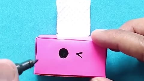 DIY Mini Tissue Holder - Easy Origami Tissue Box - Miniature Tissue Holder