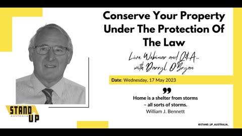 Conserve your Property under the Protection of the Law