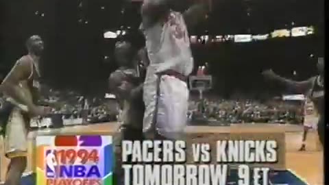 May 31, 1994 - Promo for Pacers-Knicks Game 5 of Eastern Conference Finals