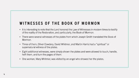 Witnesses of the Resurrection and the Book of Mormon