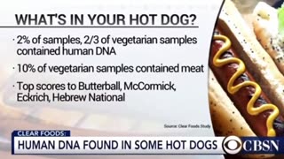Hotdogs Found To Contain Human DNA