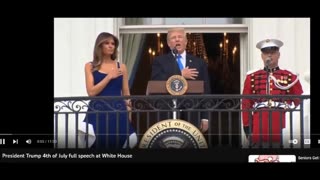 President Trump 4th of July full speech at White House