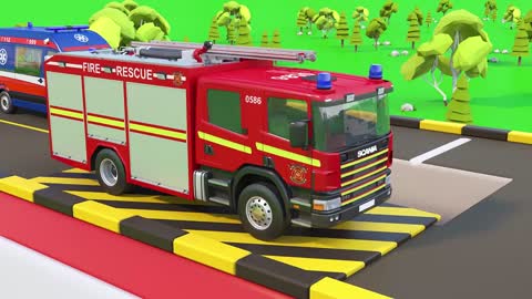 Magic Train fot Children | Vehicles - Cartoon Videos | Toy Trucks for Kids Toddlers-1