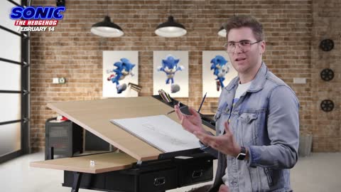 Sonic The Hedgehog (2020) - How To Draw Sonic - Paramount Pictures