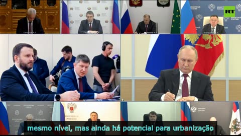 Putin realiza reunião sobre o desenvolvimento do Sul da Rússia e da região de Azov