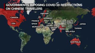 Governments imposing COVID-19 restrictions on Chinese travelers