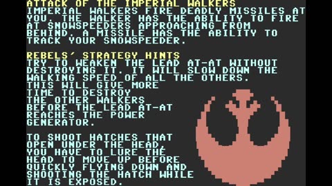 C64 The Empire Strikes Back