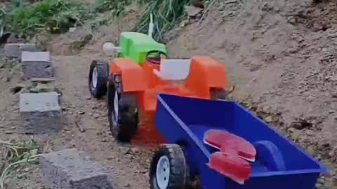 Tractor short video| village project |tipper truck | tractor machine video |