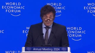 Milei's 2024 Davos talk, translated by AI, in his own accent. Better than the dubbed version